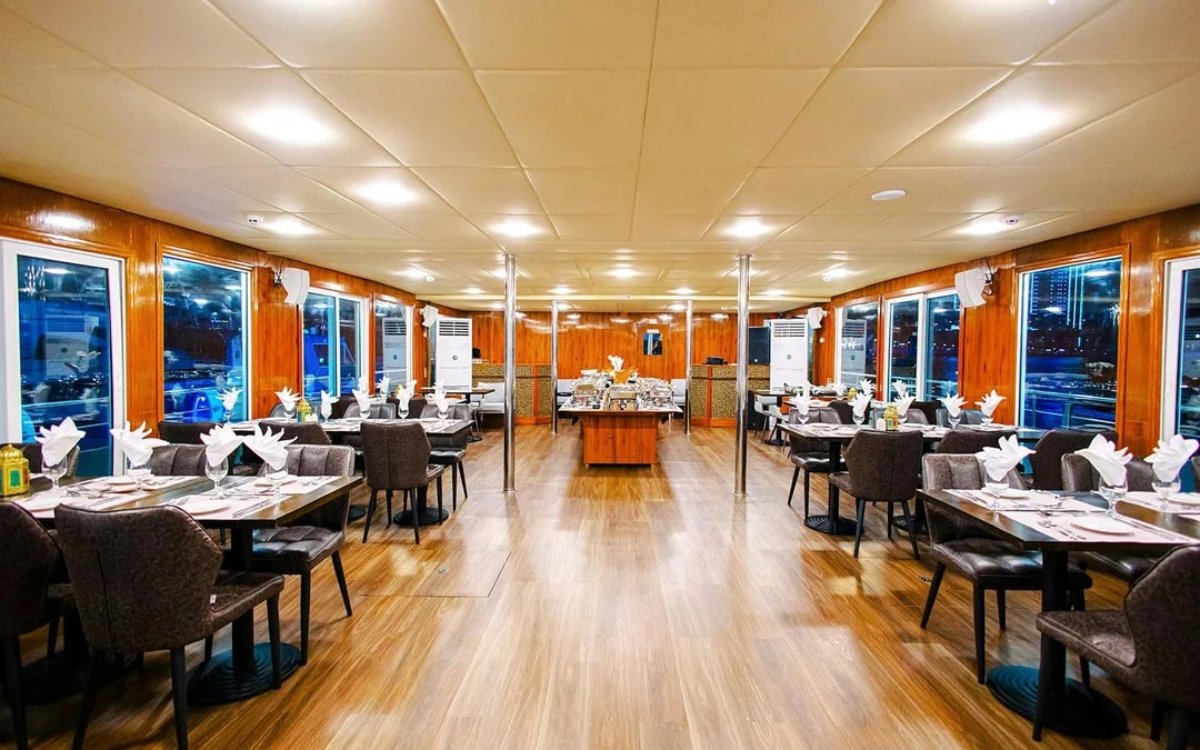From Dubai Marina: Alexandra Sea Lounge Dhow Cruise with Dinner and Entertainment with Kids Go Free Offer Image 7