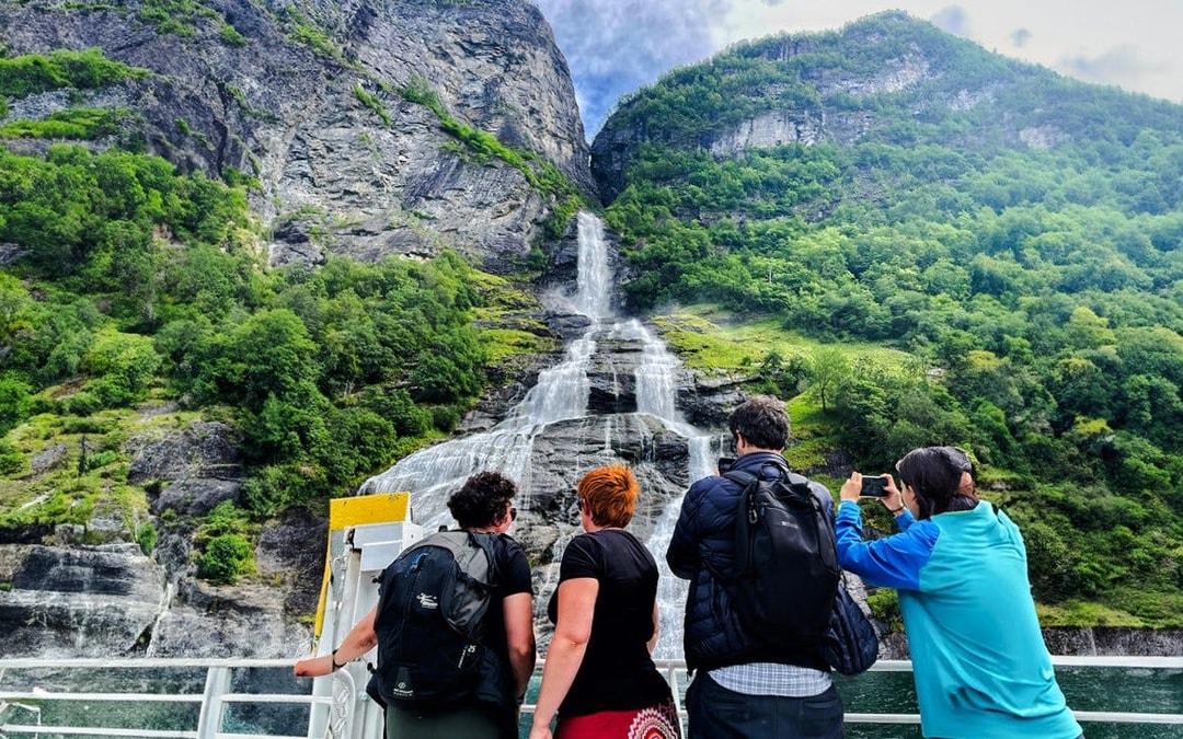 From Hellesylt: Geiranger Fjord Boat Tour With a Stop in Geiranger Village Image 4