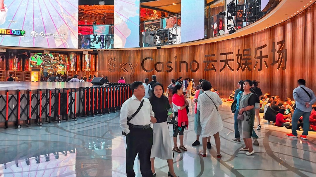 Visitors inside Sky Casino at Resorts World Genting, part of the Kuala Lumpur day trip.