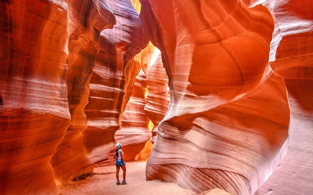 From Las Vegas: Small Group Antelope Canyon & Horseshoe Bend Guided Tour with Hotel Pickup Image 1