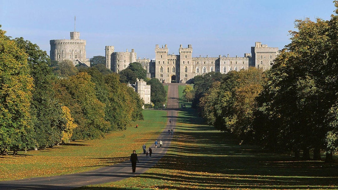 Windsor Castle view from the Long Walk, included in The London Pass.
