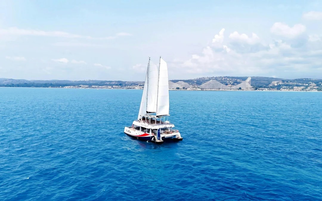 From Marina Bay of Angels: Catamaran Cruise to Lérins Island with Snorkeling Image 7