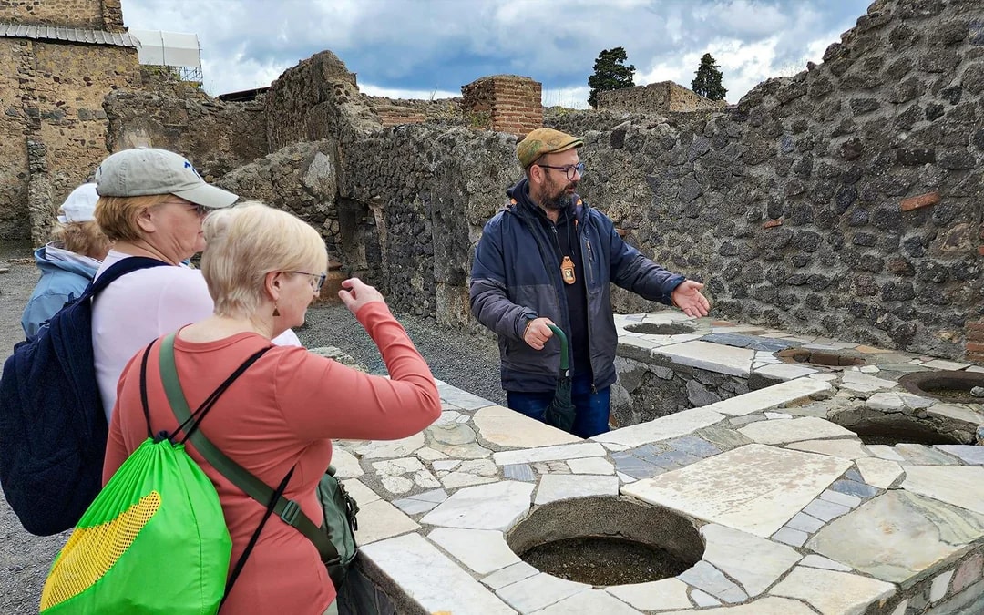 From Naples: Pompeii and Herculaneum Guided Tour with Transfers Image 7