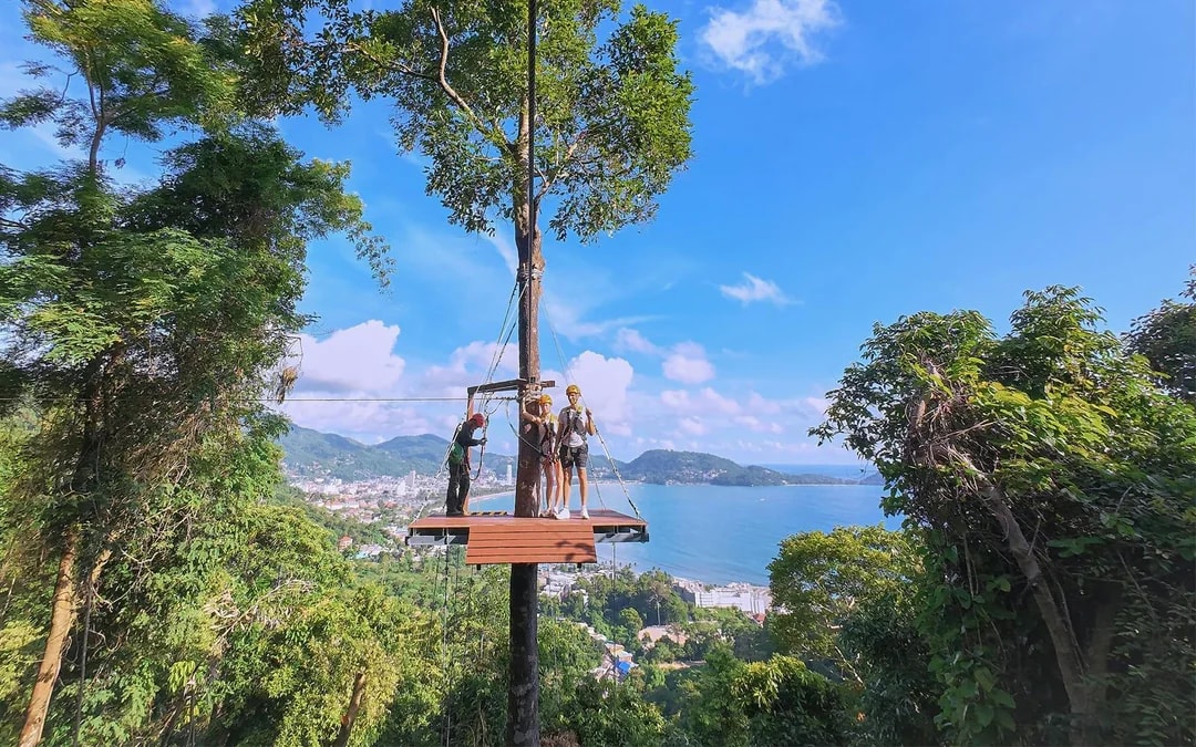 From Phuket: Erawan Patong Seaview Zipline Image 9