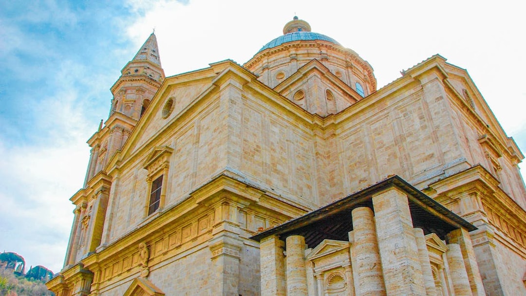 Renaissance church in Tuscany with detailed stone architecture, part of Best of Tuscany in One Day tour.