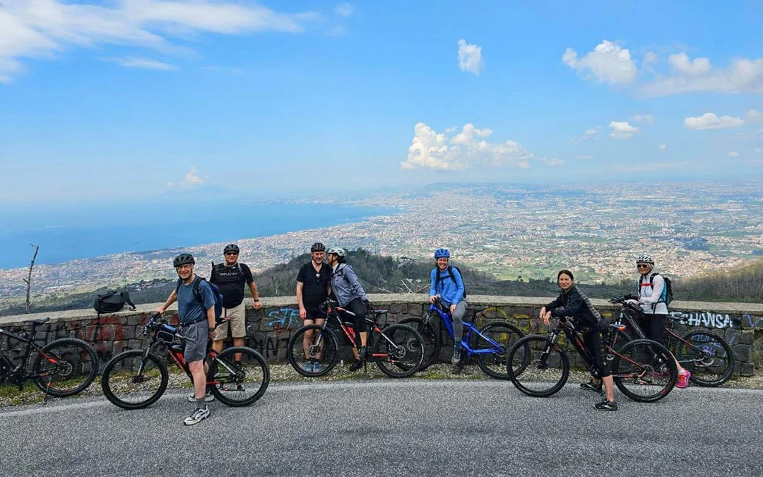 From Sorrento: Mount Vesuvius Guided E-Bike Tour Image 1