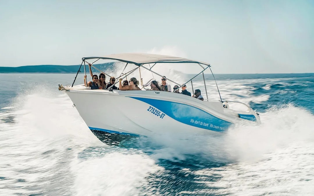 From Split: Blue Lagoon & 3 Islands Speedboat Tour Image 1