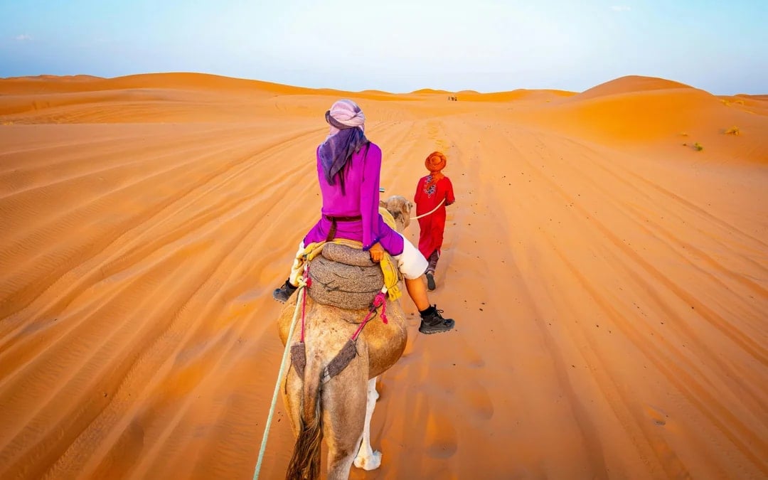 From Tangier to Marrakesh 4-Day Sahara Desert Tour with Camel Treks, Chefchaouen & Ait Benhaddou Image 1