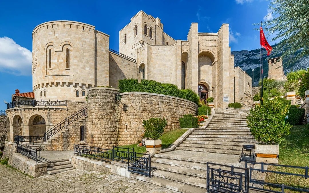 From Tirana: Kruja Castle, Old Bazaar & Sari Salltik Viewpoint Guided Day Trip Image 1