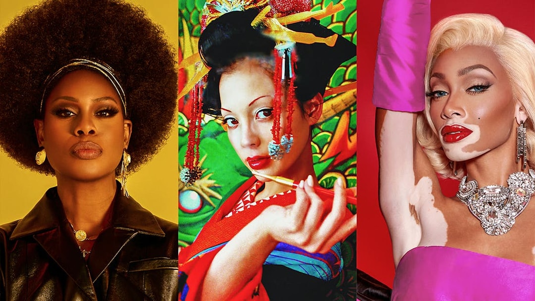 Art Science Museum: Future World exhibit featuring diverse cultural portraits.