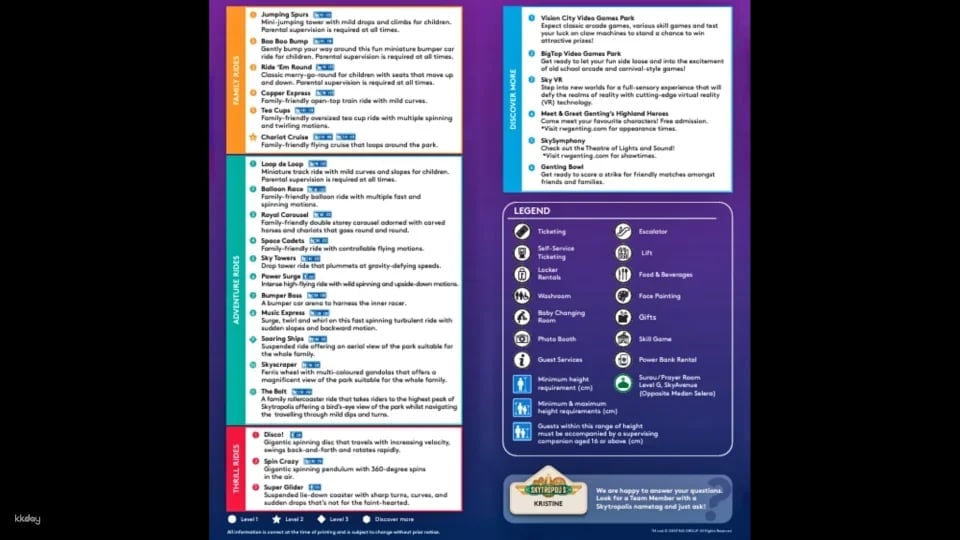Genting Skytropolis Indoor Theme Park Admission Ticket | Genting Highlands | Pahang, Malaysia