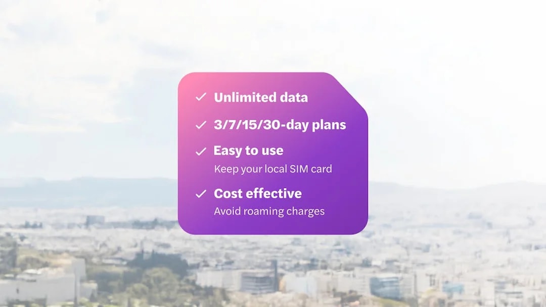 Global eSIM benefits: unlimited data, flexible plans, easy use, cost-effective, 120 countries access.