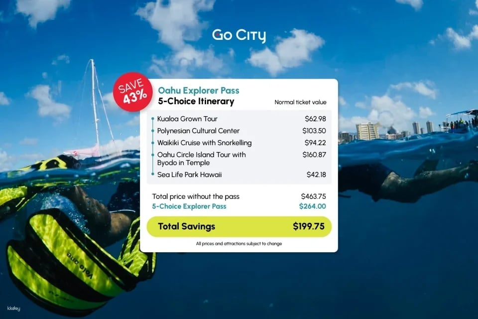 Go City | Oahu Explorer Pass | Hawaii