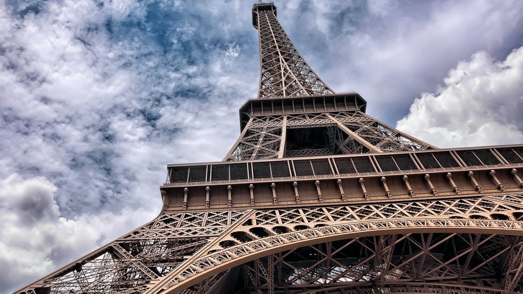 Eiffel Tower view from below, Paris, included in The Paris Pass.