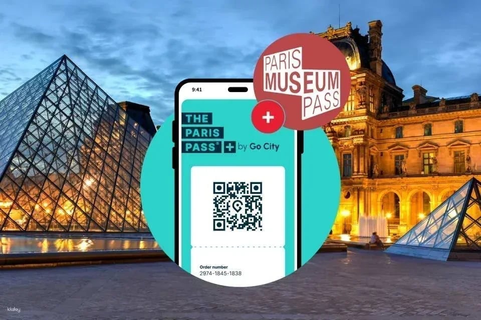Go City - The Paris Pass® (Includes Eiffel Tower Climb, Bateaux Parisiens River Cruise with upgrade option to include Paris Museum Pass)