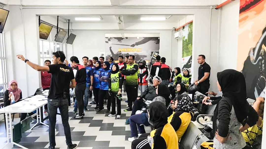 Group briefing at Go-Kart Langkawi, Morac Adventure Park.