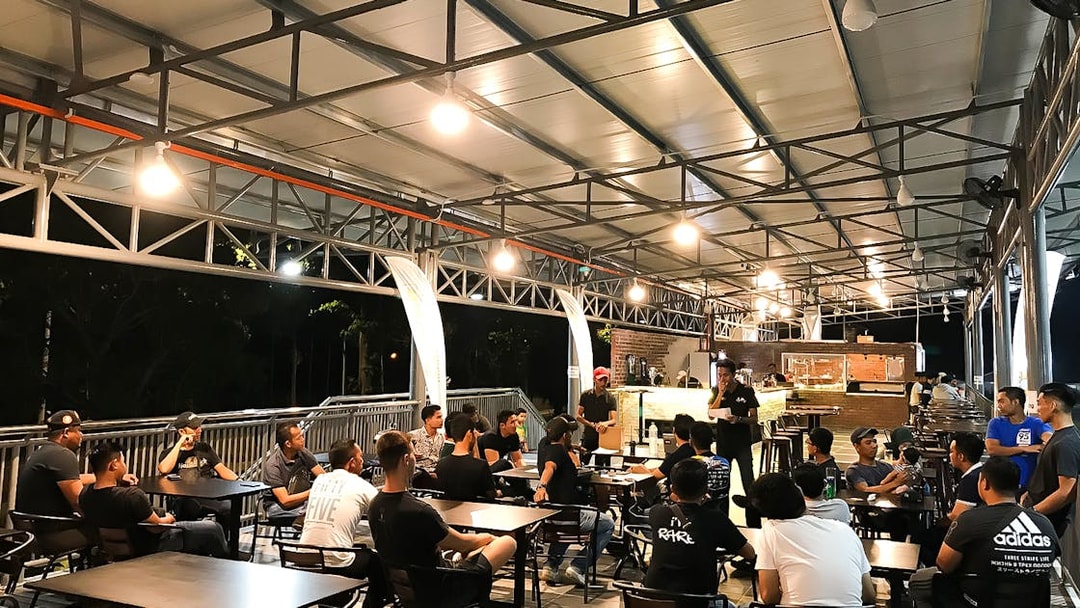 Group briefing at Go-Kart Langkawi, Morac Adventure Park.