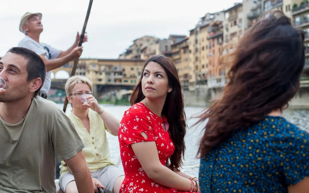 Guided Boat Tour on a Florentine Gondola Image 1