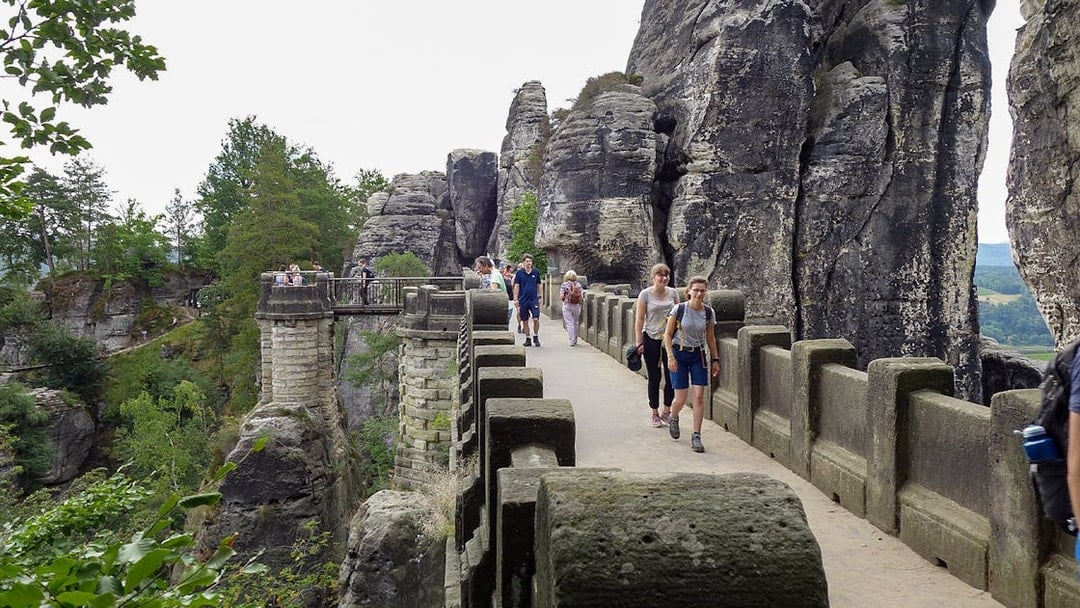 Guided Tour of Bastei Bridge with Boat Ride & Lunch, Dresden