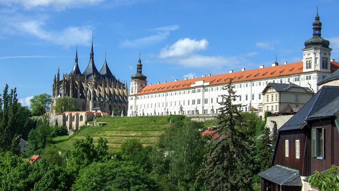 St. Barbara's Church and Jesuit College in Kutna Hora, Czech Republic.