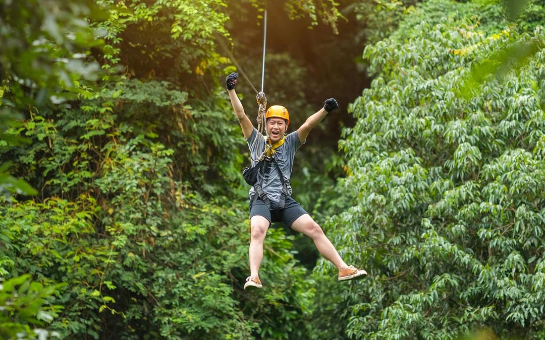 Hanuman World: 10 Platforms Zipline Adventure Image 1