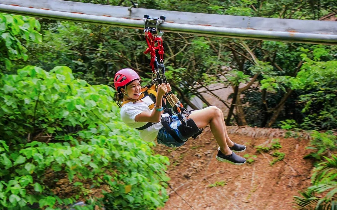 Hanuman World B+ Combo: 18 Zipline Platforms + Roller Zipline + Sky Walk + Meal with Round-Trip Transfers  
 Image 6
