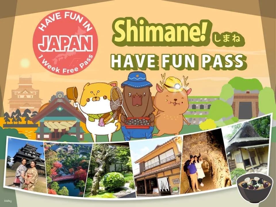 Have Fun in Shimane 1 Week Free Pass