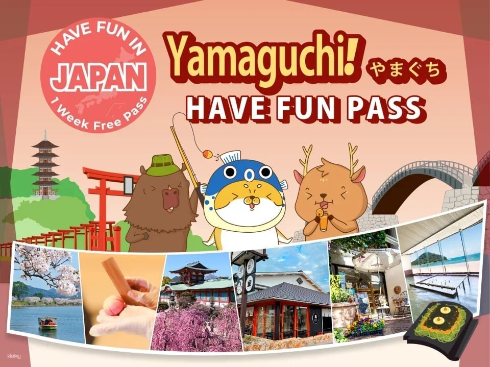 Have Fun in Yamaguchi 1-Week Free Pass - Japan
