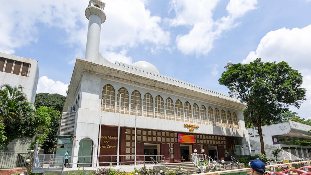National Mosque of Malaysia viewed from Big Bus Hop-On Hop-Off Tour.