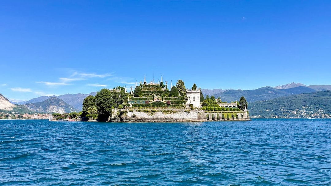 Isola Bella on Lake Maggiore, Italy, with gardens and palace, part of Isole Borromee tour.