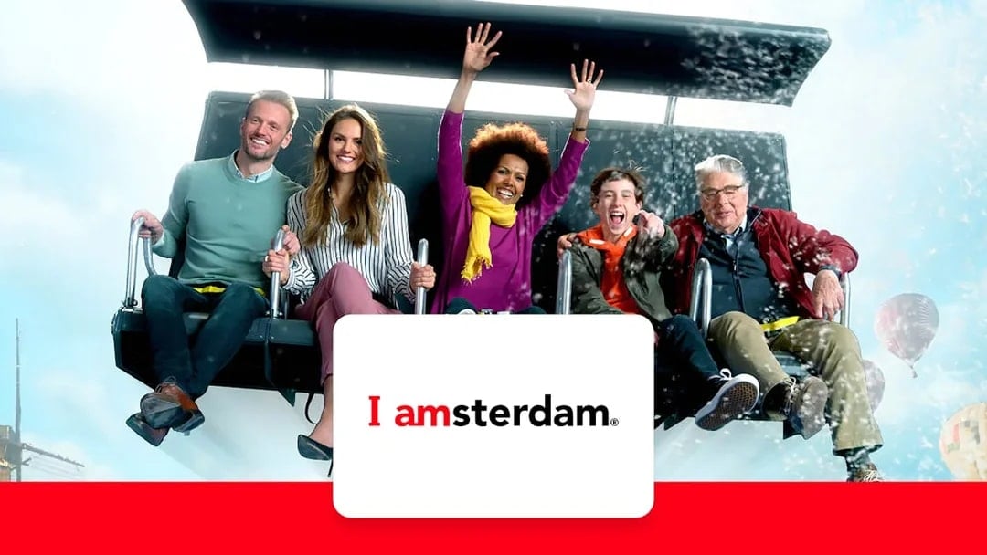 Visitors enjoying the This is Holland 5D Flight experience in Amsterdam.