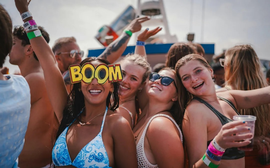 Ibiza Catamaran Boat Party with DJ Open Bar and Swim Stop Image 7