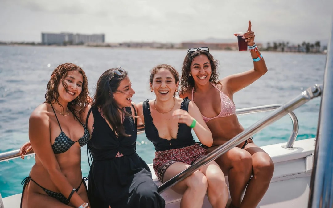 Ibiza Catamaran Boat Party with DJ Open Bar and Swim Stop Image 9
