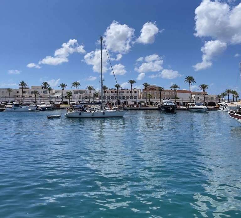 Ibiza: Platja d'en Bossa Round-Trip Transfer to Formentera