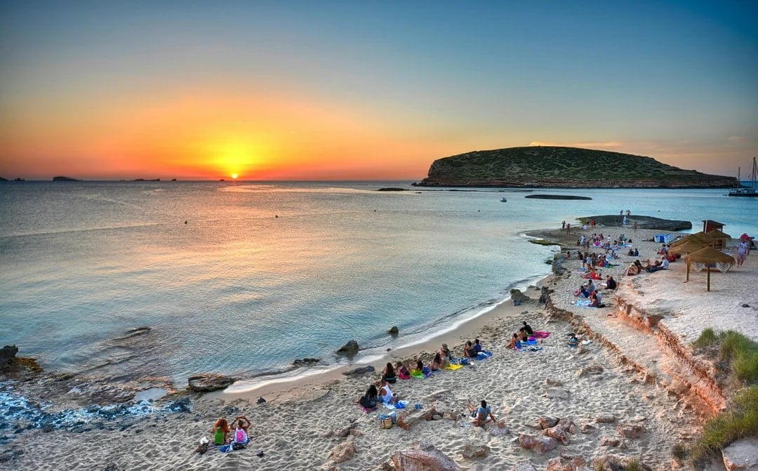 Ibiza Sunset Beach-Hopper Cruise with Water Sports and Unlimited Drinks