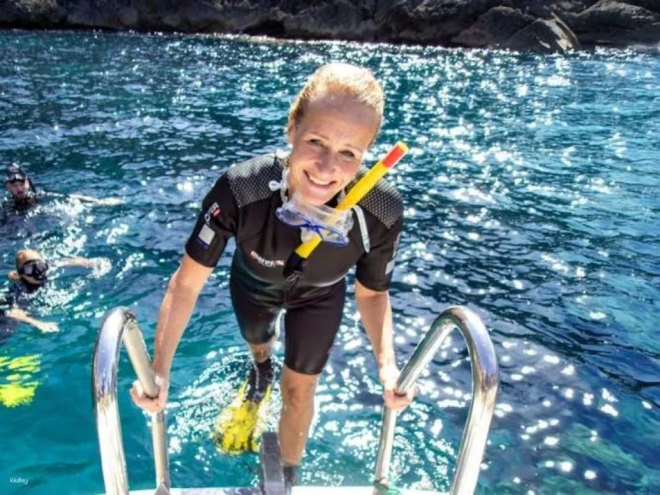 Individual snorkeling excursion by speedboat in Mallorca