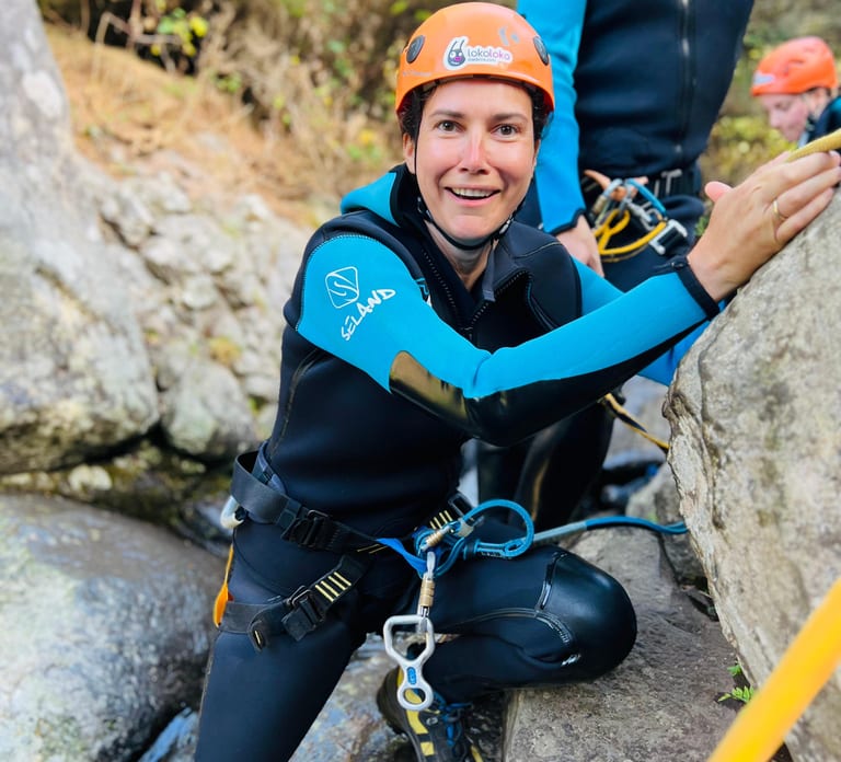 Intermediate Canyoning in Madeira – Jumps, Slides & Rappels