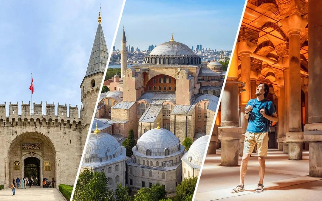 Istanbul Super Combo: Topkapi Palace + Hagia Sophia + Basilica Cistern Skip-the-Line Tickets
