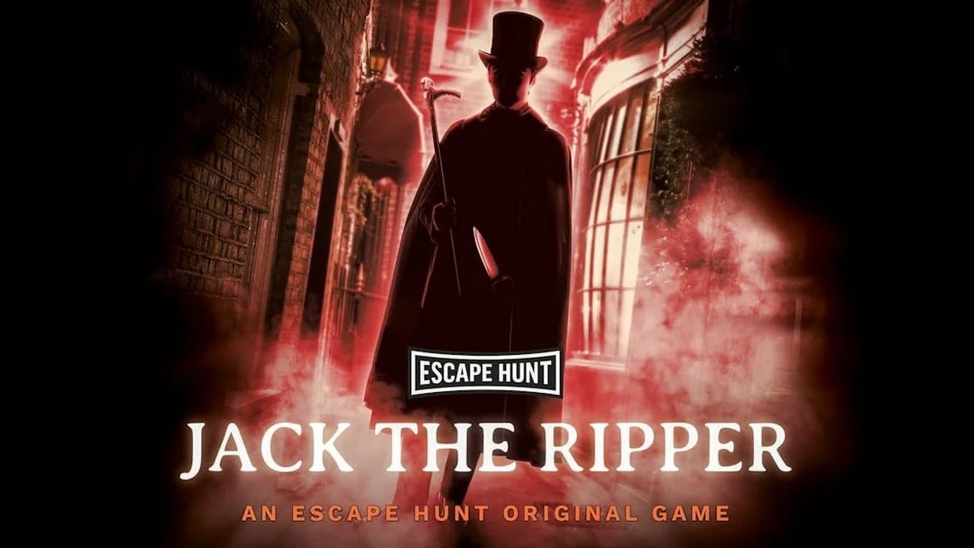Jack The Ripper experience poster for Escape Hunt game in Dubai.