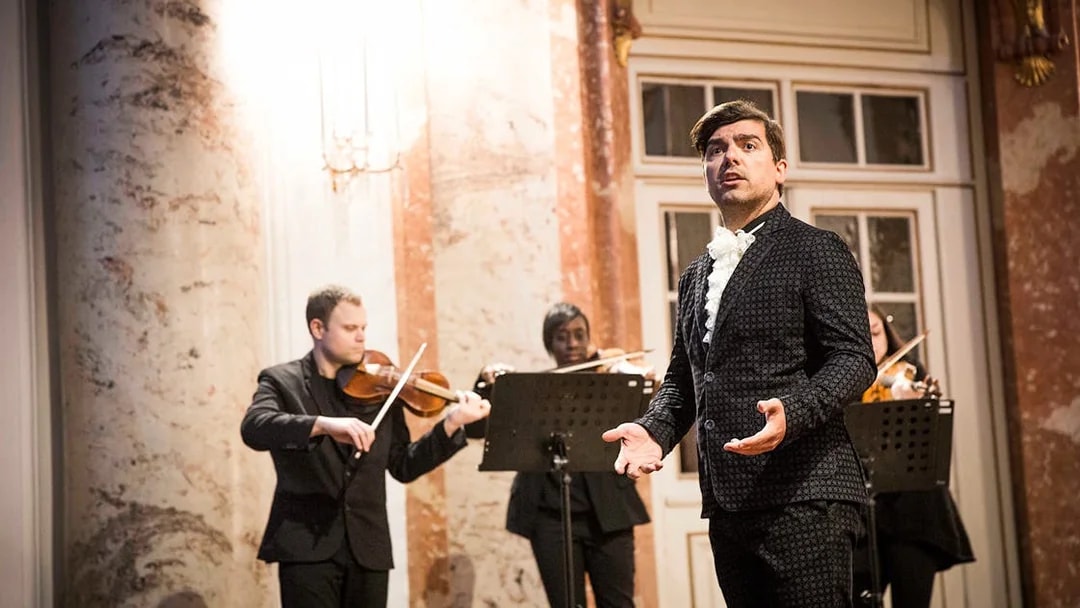 Musicians performing Vivaldi’s Four Seasons at Karlskirche, Vienna.