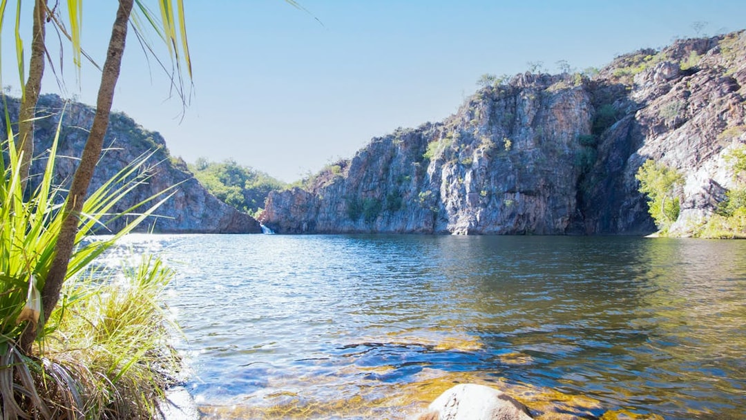 Katherine Gorge view with rocky cliffs and water, part of a full-day guided tour in Australia.