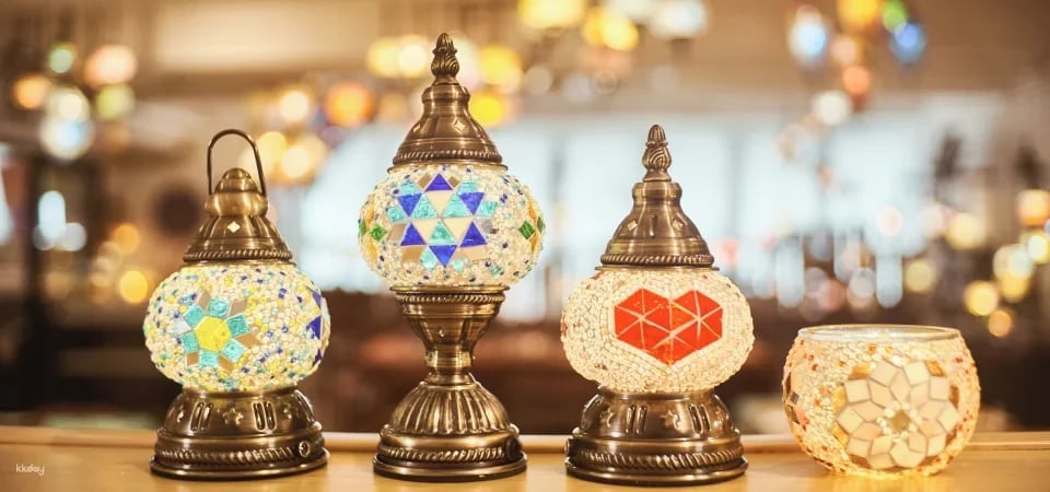 Taipei Dongmen & Hsinchu｜Mosaic Art Studio・Turkish Mosaic Lamp DIY