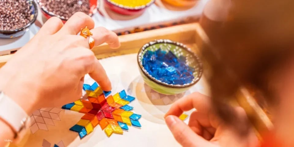 Taipei Dongmen & Hsinchu｜Mosaic Art Studio・Turkish Mosaic Lamp DIY