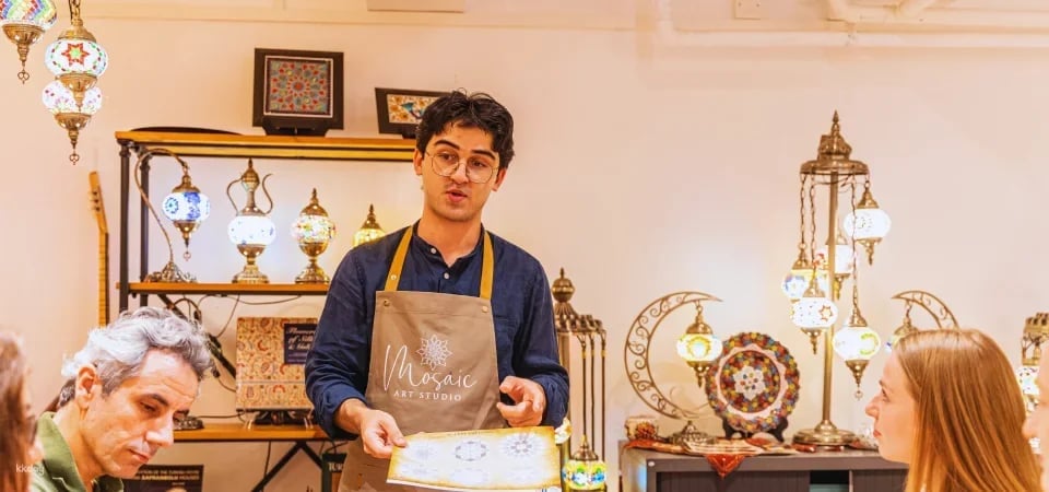 Taipei Dongmen & Hsinchu｜Mosaic Art Studio・Turkish Mosaic Lamp DIY