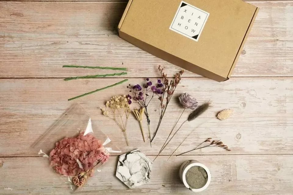 Taipei | DIY material kit for making after work | Candles ∙ Diffusing stones ∙ Handmade soap ∙ Succulent plant series | Shipping to Taiwan