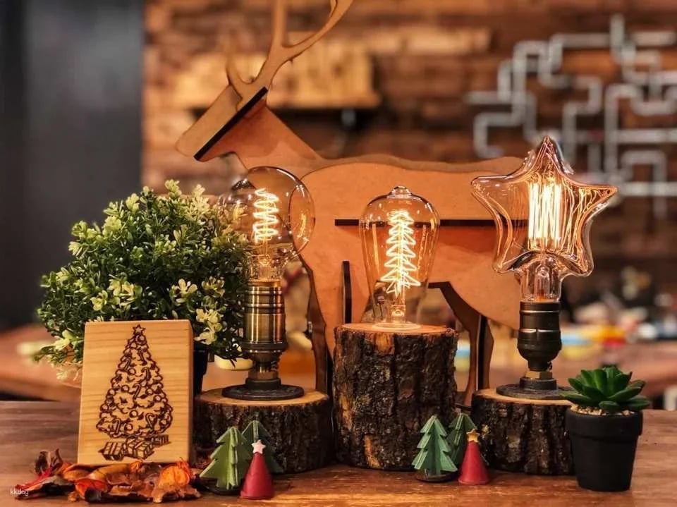 Taipei Handmade | HUBOX Handmade Retro Industrial Style Lighting DIY Course Experience | Near Taipei Songshan Cultural and Creative Park