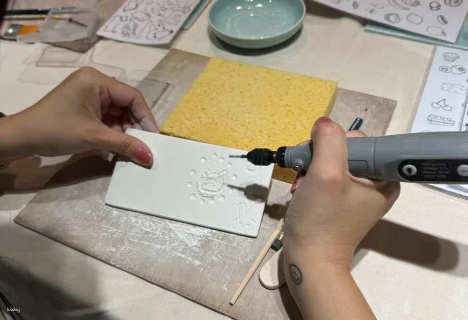 Yingge, New Taipei City｜Anda Kiln Celadon Product Handmade Experience Class·Ceramic Carving｜Small Class Exquisite Teaching
