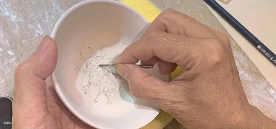 Yingge, New Taipei City｜Anda Kiln Celadon Product Handmade Experience Class·Ceramic Carving｜Small Class Exquisite Teaching