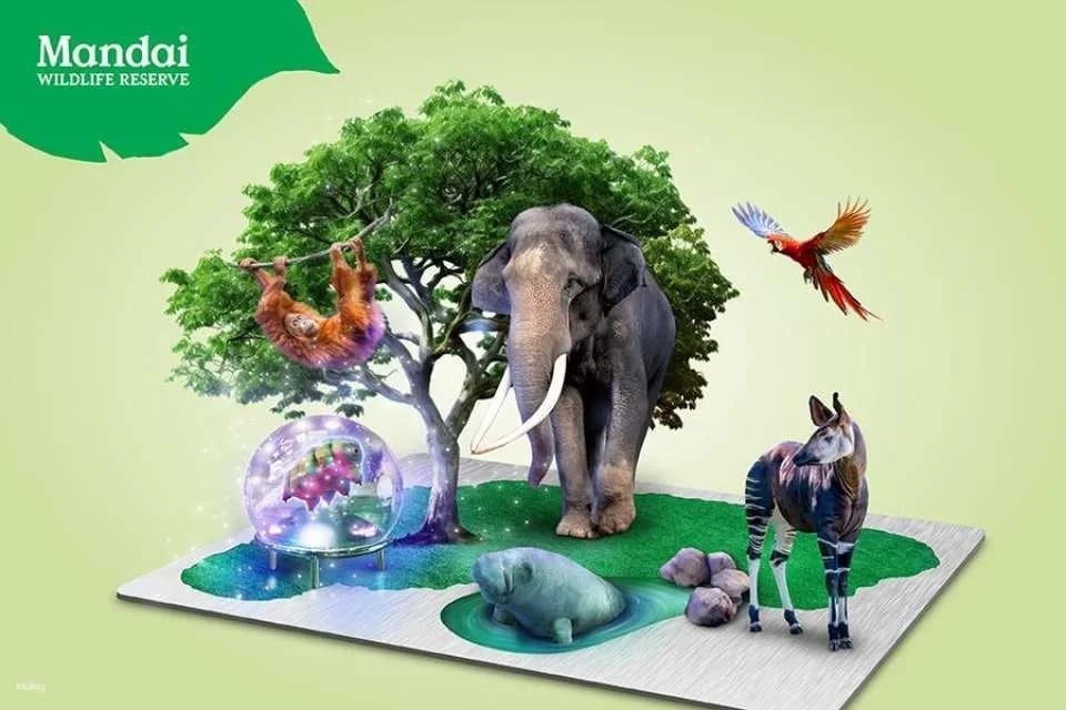 Mandai Wildlife Reserve: Multi-park Destination Passes | Night Safari, Singapore Zoo, River Wonders, Bird Paradise & Rainforest Wild ASIA (39249)