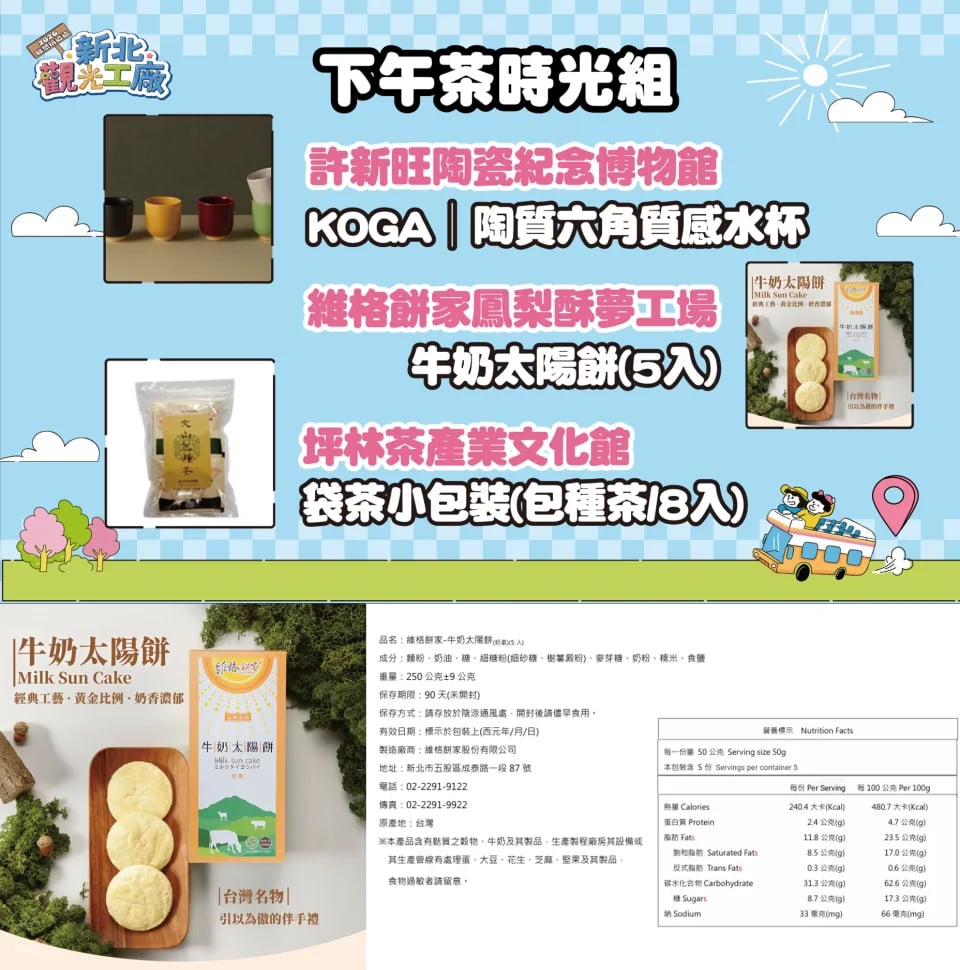 New Taipei City Tourist Factory Limited Edition Gift Pack